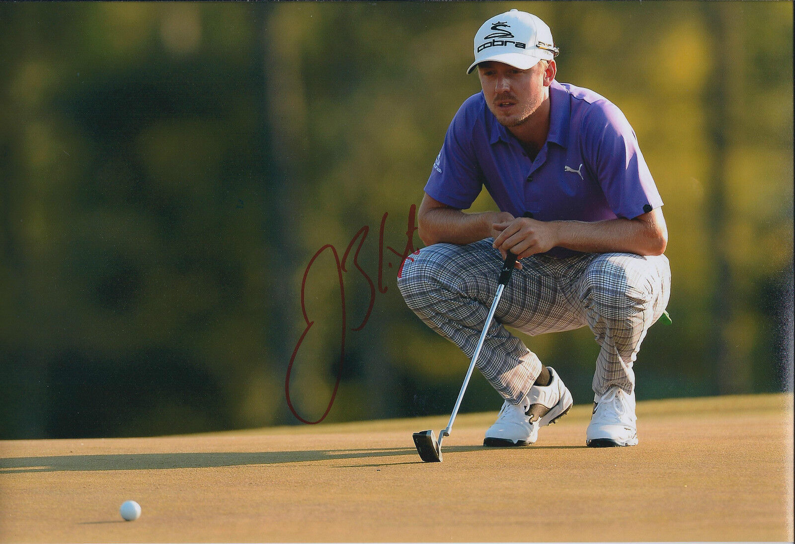 Jonas BLIXT SIGNED Golf Autograph 12x8 Photo Poster painting AFTAL COA PGA Challenge Tour