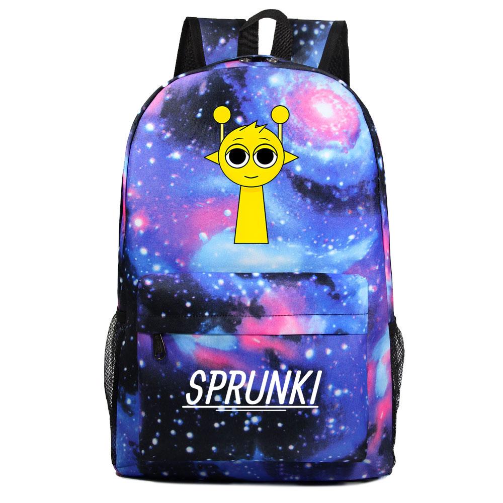 Mayoulove Sprunki Backpack Lightweight Design with Multiple Pockets for School and Outdoor Activities-Mayoulove