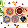6pcs/set Wooden Diamond Painting Coaster Set