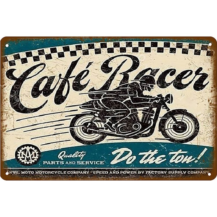 Cafe Racers Motorcycles - Vintage Tin Signs/Wooden Signs 8*12Inch/12*16Inch
