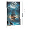 Diamond Painting -Full Round Drill Sailboat(70*40 CM)
