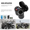 Motorcycle Handlebar USB Charger with Switch Waterproof Cigarette Lighter Socket