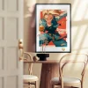 A3 & 4K Size Good-looking Android 18 Decorative Painting - Dragon Ball - HuangGua Studio