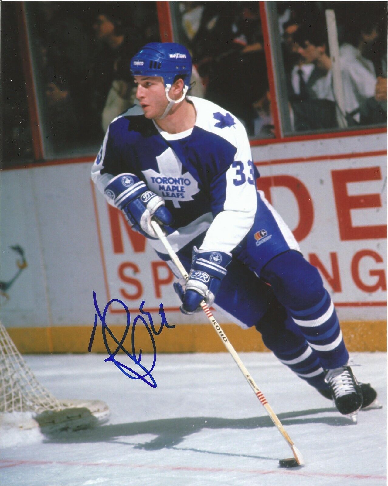 AL IAFRATE SIGNED TORONTO MAPLE LEAFS 8x10 Photo Poster painting #3 with COA