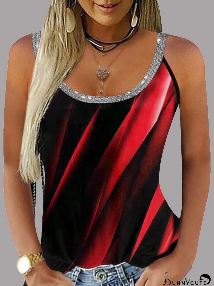 Loose Sling Round Neck Vest