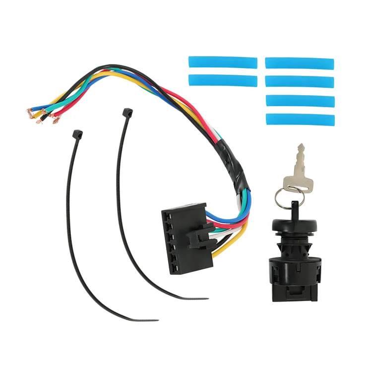 SEBLAFF 6 Pin Ignition Key Switch & Repair Harness Pigtail Kit 4012165 4010390 4012164 100-1359 4012166 Replacement for Sportsman 1000 850 800 700 600 500 400 300