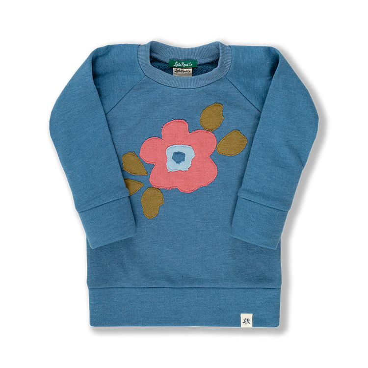 Bluefin Harbor Flower Patch Crewneck