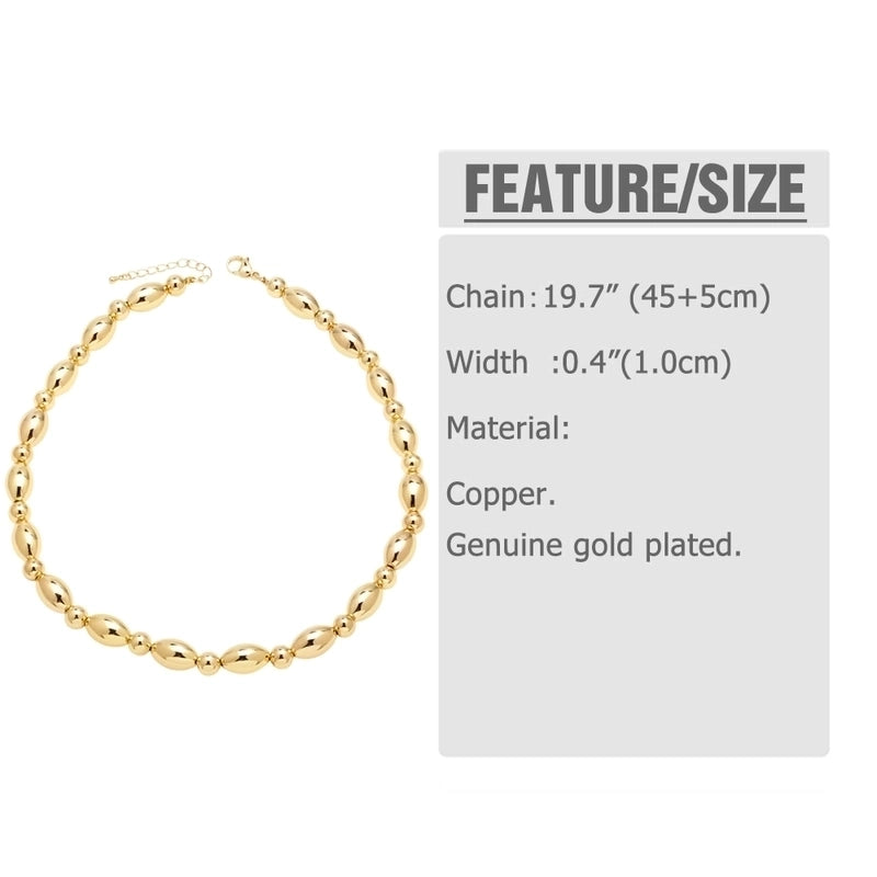 Copper 18K Gold Plated Plating Heart Shape Bracelets Necklace