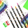 (US Local)10Pcs 5D Crystal Gem Pick Up Tool 23cm Dotting Wax Pencil for Art Craft