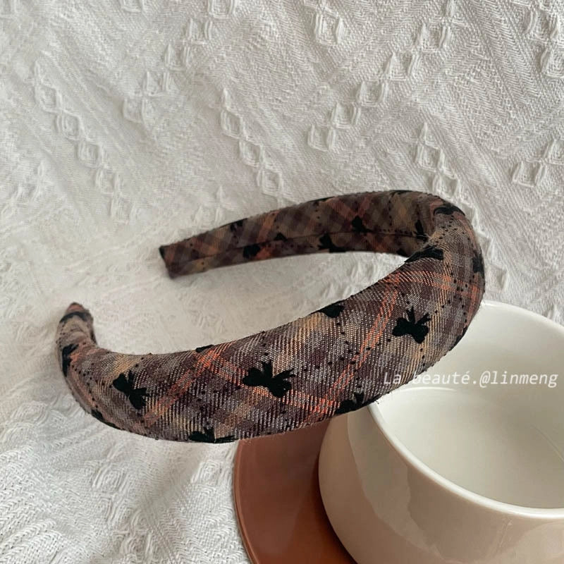 Elegant Retro Solid Color Cloth Hair Band