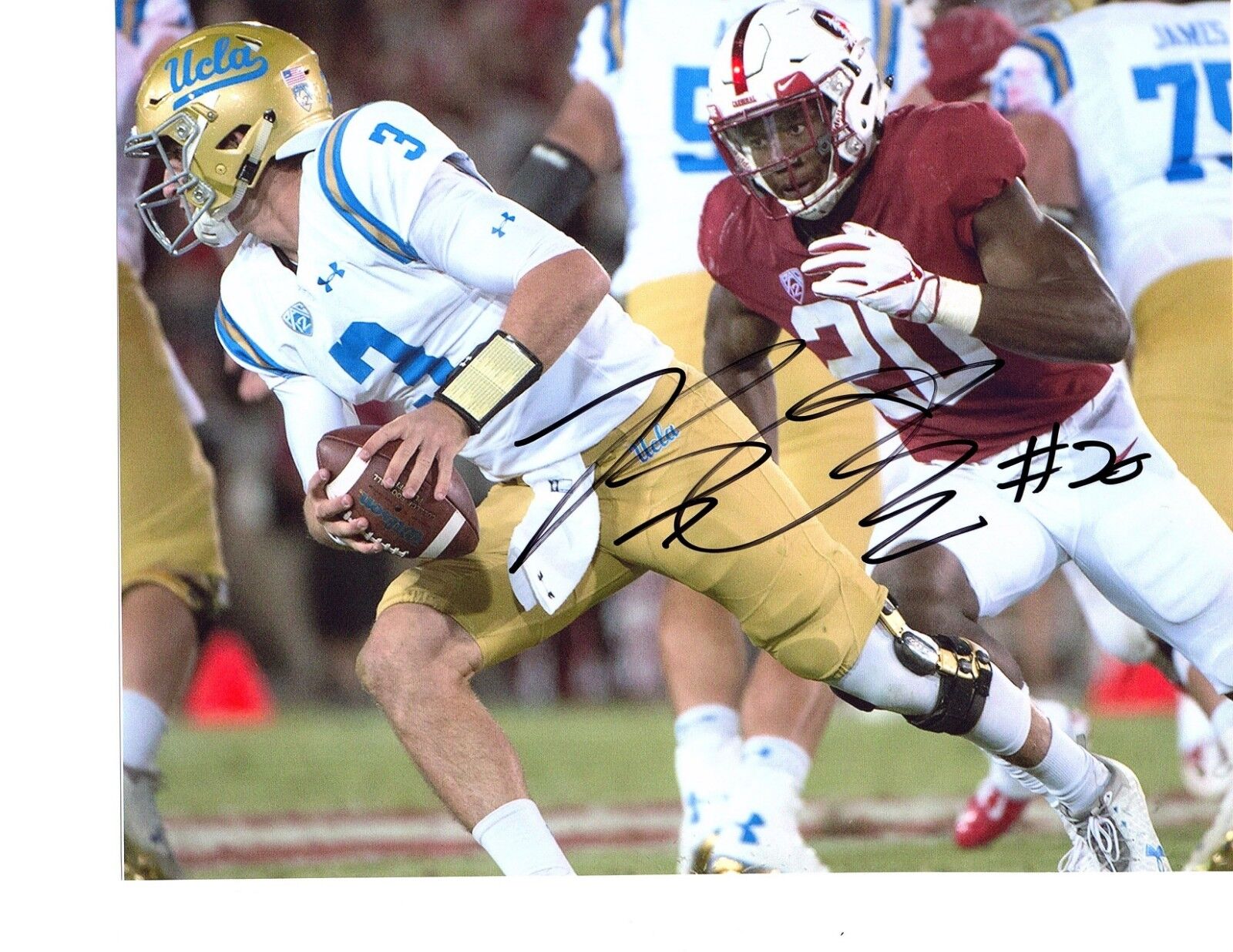 Bobby Okereke Stanford Cardinal signed autographed 8x10 football Photo Poster painting b