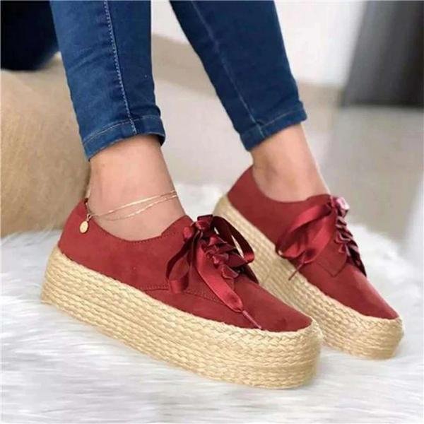 Plain Round Toe Flat Loafers -loafers