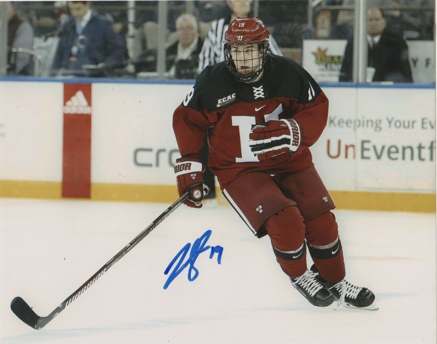 Harvard University Jack Drury Autographed Signed 8x10 NHL Photo Poster painting COA #3