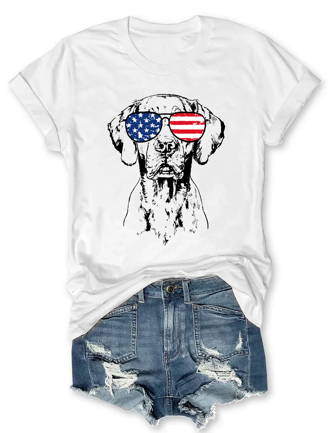 Dog 4th Of July T-shirt