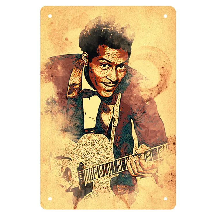 【20*30cm/30*40cm】Chuck Berry - Vintage Tin Signs/Wooden Signs