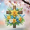 Cross And Flowers - 5D DIY Pendant