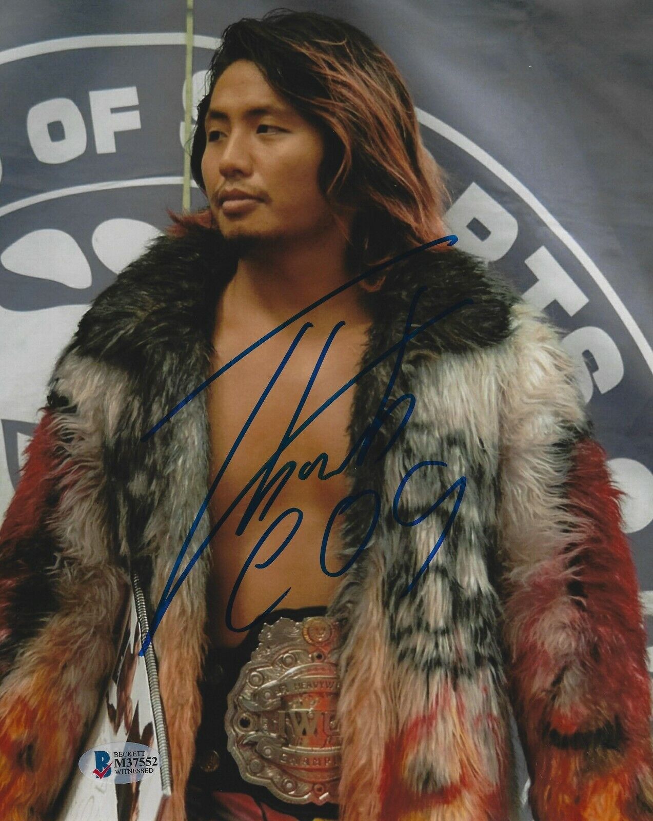 Hiromu Takahashi Signed 8x10 Photo Poster painting BAS Beckett COA New Japan Pro Wrestling LIJ 0