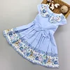 Kid Girl Summer Flower Teenager Dress