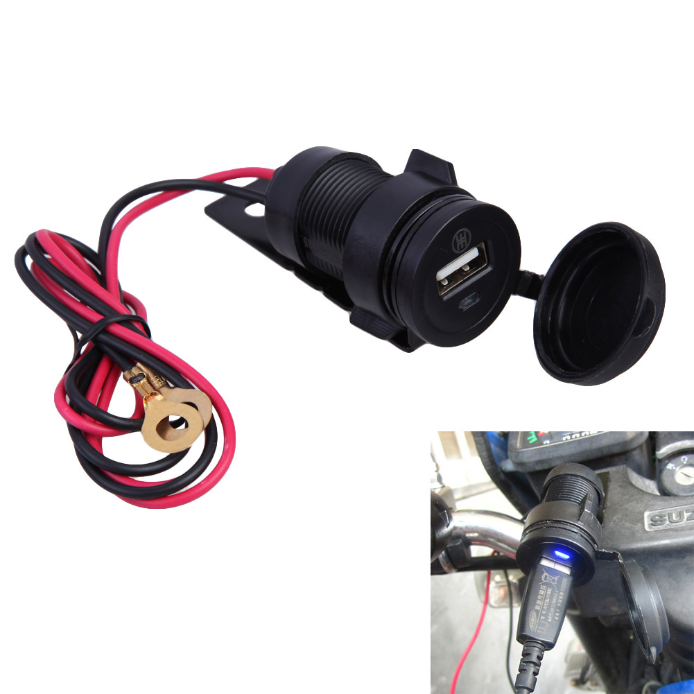 

Waterproof Motorcycle 12V USB Charger Cellphone Car Charger Power Adapter, 501 Original