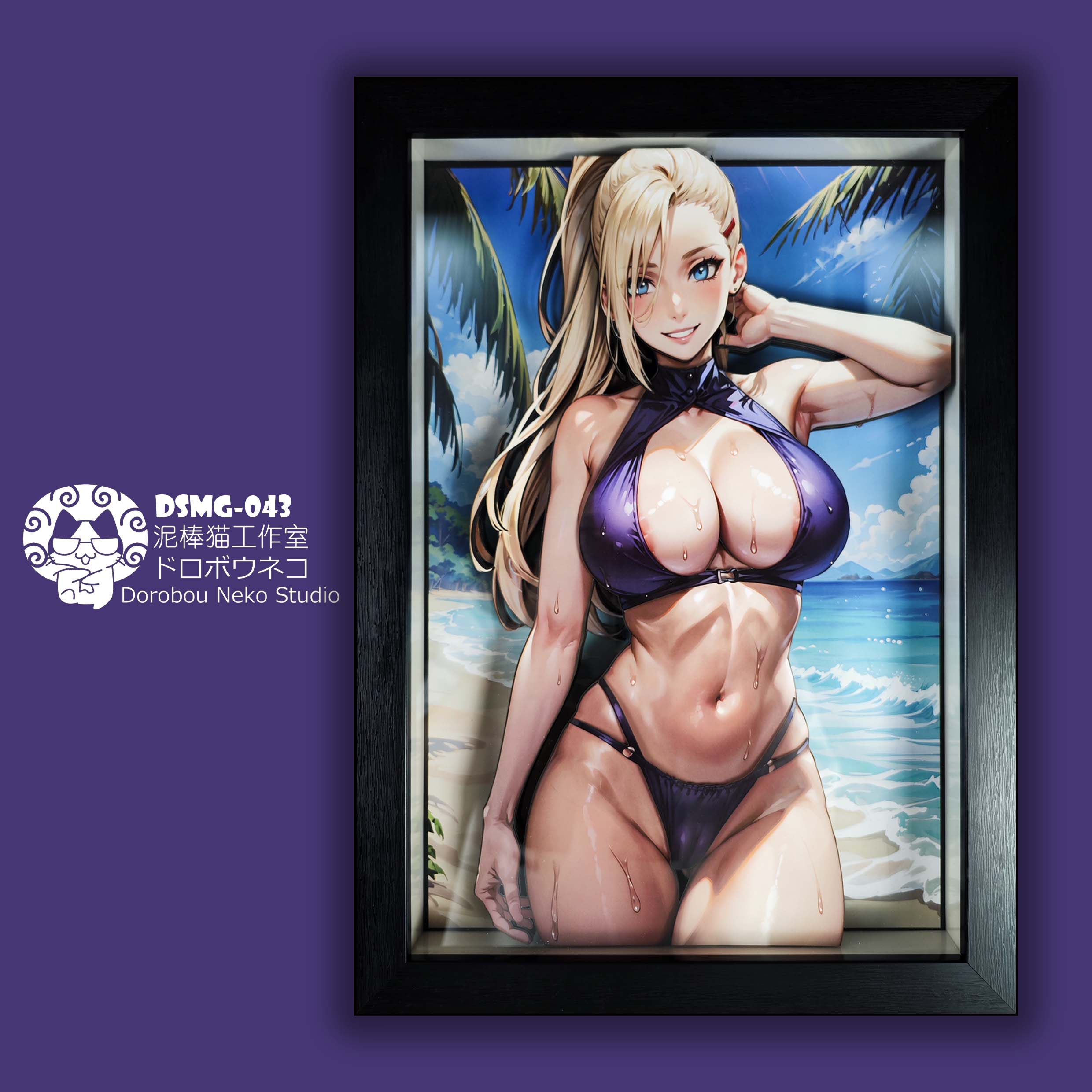 IN-STOCK Dorobou Neko Studio - Naruto Ino Yamanaka 3D Decorative Painting DSMG-043 Scene-