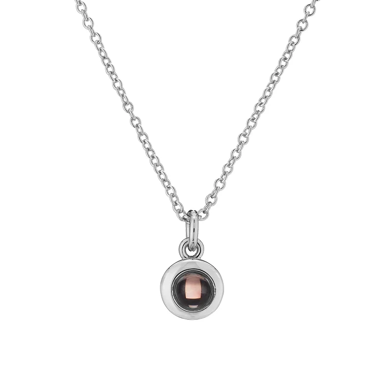 Wear Felicity Personalized Circle Photo Necklace