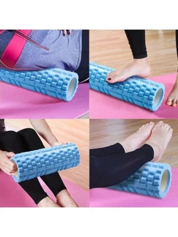 pornhint Pornhint Yoga Column Gym Fitness Foam Roller Pilates Yoga Exercise Back Muscle Massage Roller Soft Yoga Block Muscle roller Drop Shipping