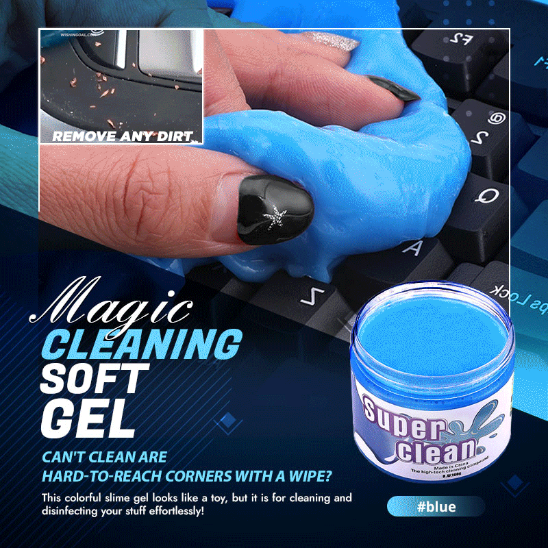 💖Limited Time Offer🌟 🧼 Magic Cleaning Soft Gel - Effortless Stain ...