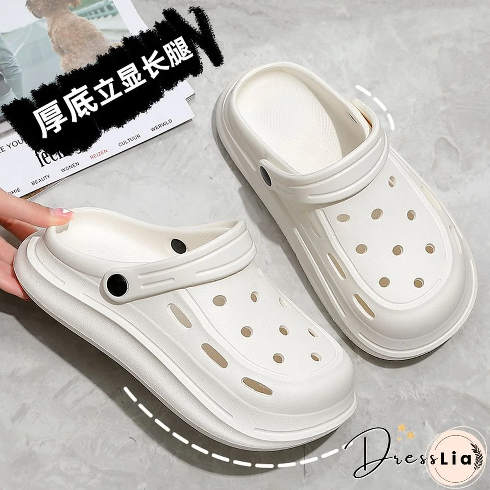 Platform Sandals Summer Women Slippers 6cm Wedges Sandals Outdoor Clogs Thick Street Beach Slide Flip Flops Garden Shoes