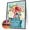 Diamond Painting -5D Full Round Drill Welcome Home