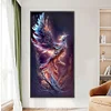 (US Only)Phoenix 5D DIY Full Drill Round Diamond Painting Kit Home Wall Decor 40x80cm