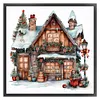 uk.everydayedeals (Limited Stock)Cross Stitch - 11ct Stamped - Chalet de No&euml;l r&eacute;tro (50*50cm)