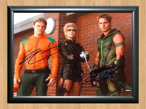 Smallville Green Arrow Cast Signed Autographed Photo Poster painting Poster Print Memorabilia A4 Size