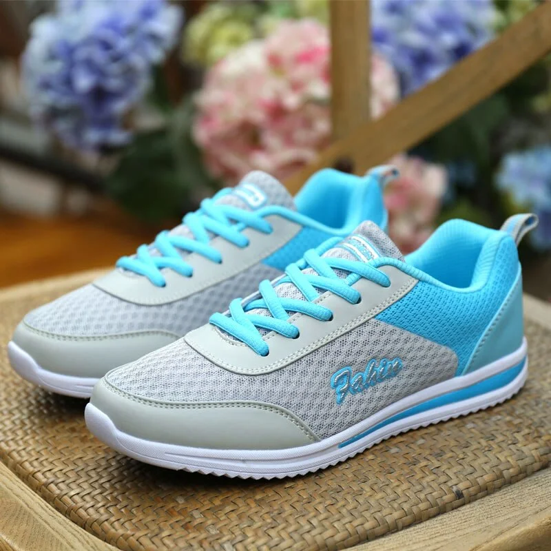 MWY Breathable Mesh Sneakers Women Casual Shoes Female Fashion Walking Soft Platform Women Vulcanize Shoes Chaussures Femme