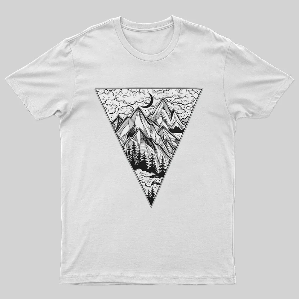 Mountain Peak Printed Men's T-shirt