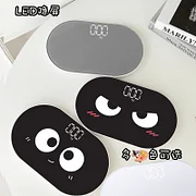 体重秤可爱小型电子秤精准充电人体称卡通萌萌体脂秤高精度称重计
