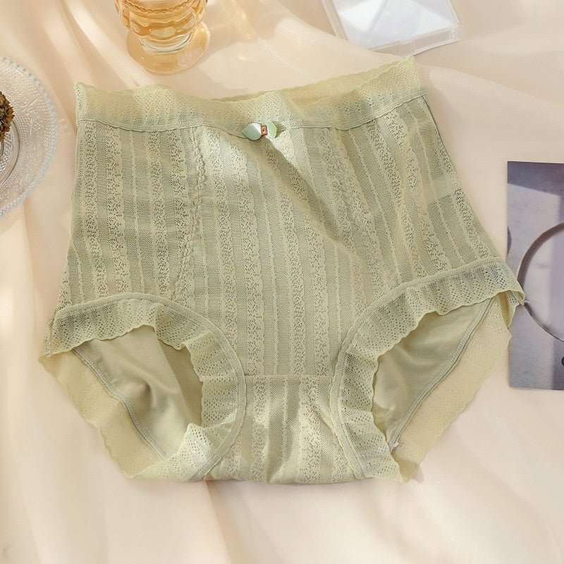 Sexy Lace Underwear Women's Panties Fashion Transparent Comfortable Briefs Large High Waist Seamless Cotton Panties Lingerie