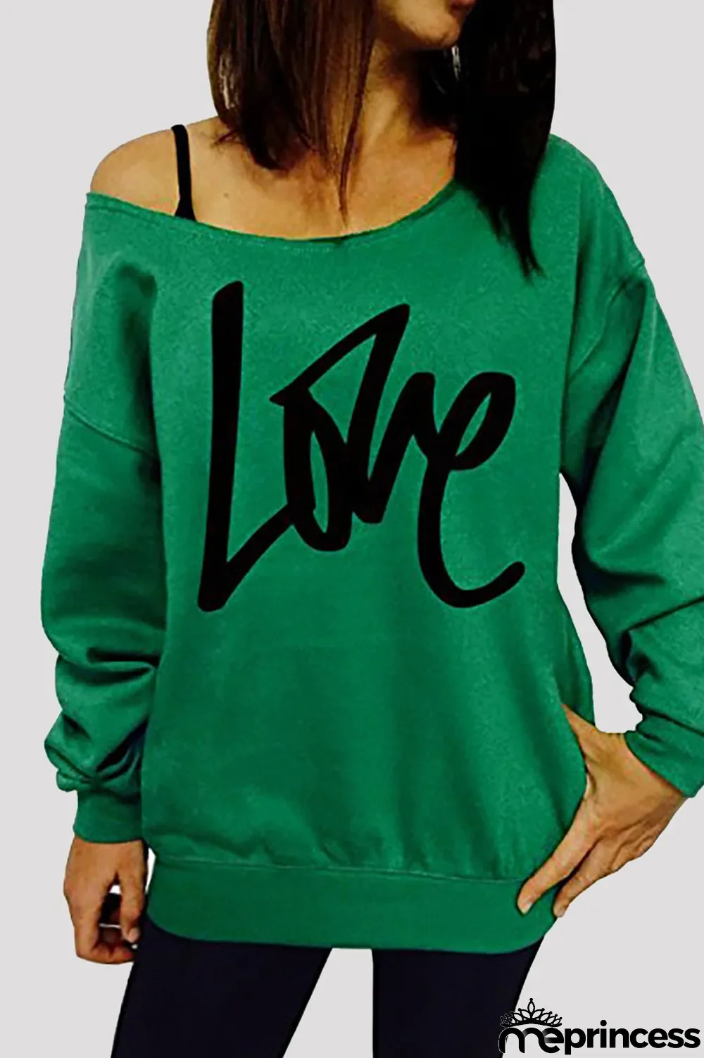 Purplish Red Fashion Casual Letter Print Basic Oblique Collar Tops