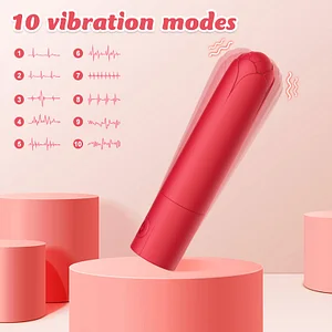 Rose-Shaped Bullet Vibrator – 10 Vibration Patterns for Intense Clitoral Stimulation