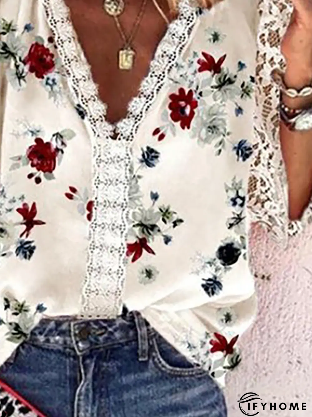Floral Lace Top | IFYHOME