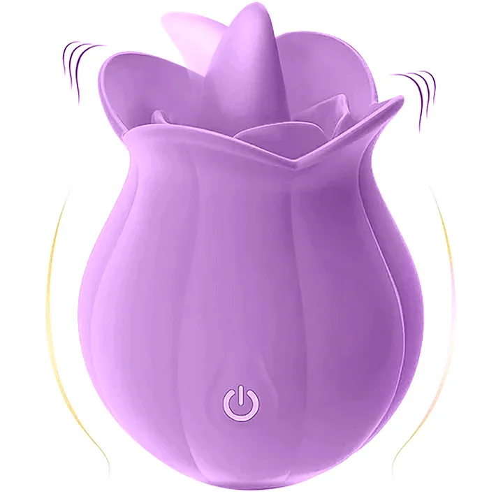 Rose Tongue-Licking Clit Vibrator  Fresh Drop 2026, Nearly Silent