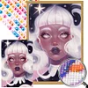 uk.everydayedeals (Limited Stock)Diamond Painting - Round AB Drills - Dark Candy Girl(45*65cm)