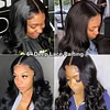 6X6 Closure Wig Transparent Lace Wig Body Wave Wigs Deep Part Wig