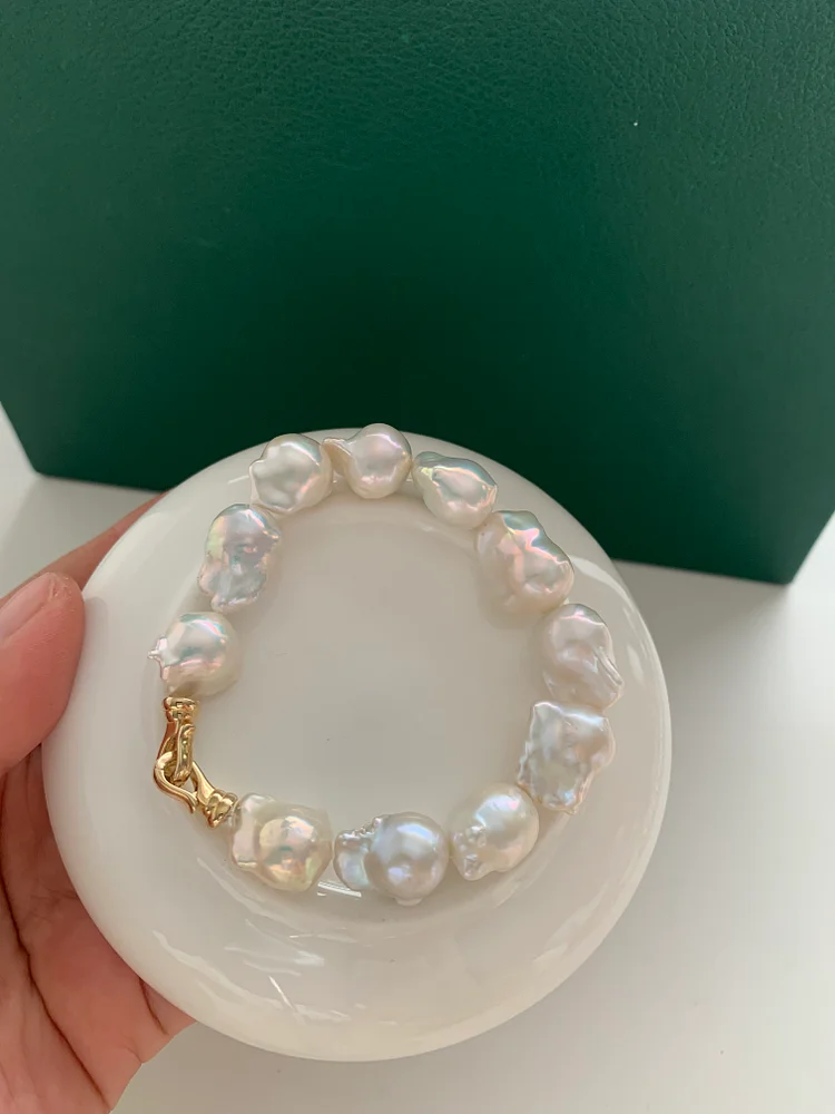 TINA PEARL Small Baroque Pearl Bracelet 