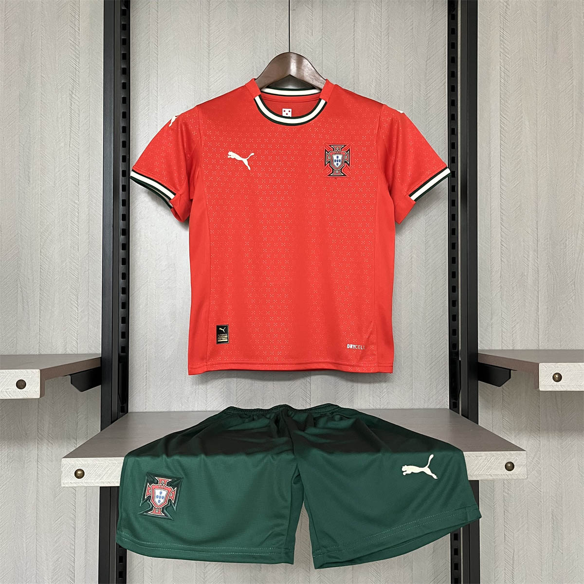 2025-2026 KIDS Portugal Home Football Shirt 1:1 Thai Quality Maxi Kit