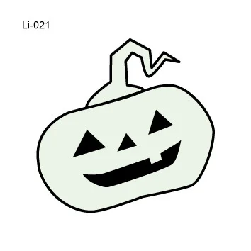 Sdrawing Glowing Tattoo Stickers Children's Glowing Toy Spider Pumpkin ghost Face Simulation Cartoon Luminous Tattoo Stickers