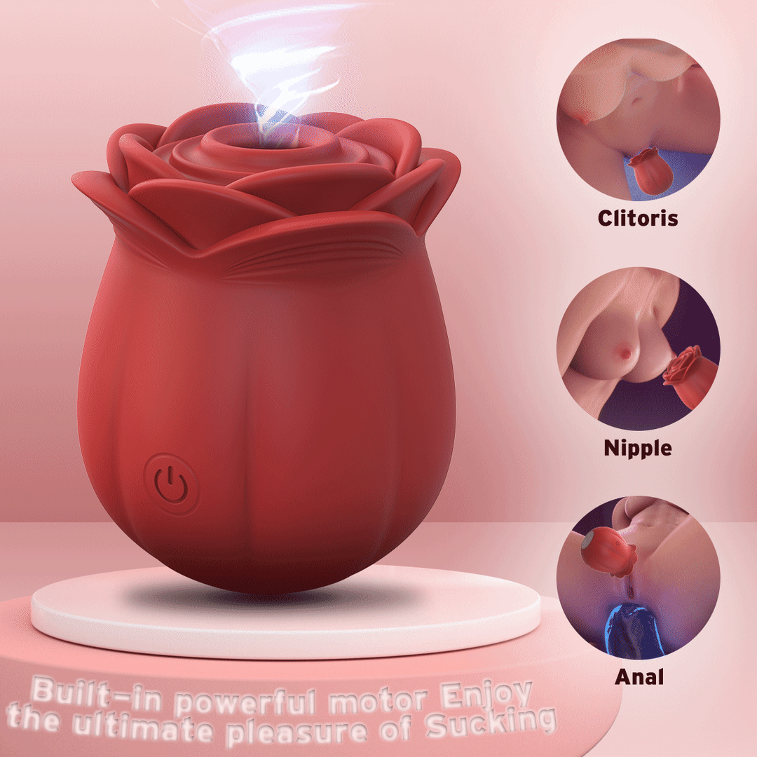 Rose Sucking Clitoris Sucker Sucking Vibrator