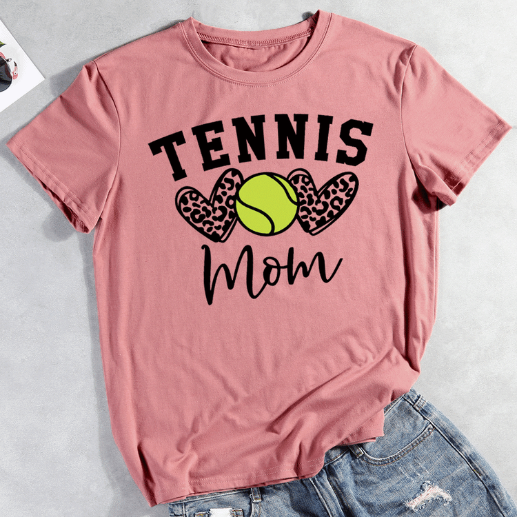 Tennis mom T-shirt Tee -013553-Annaletters