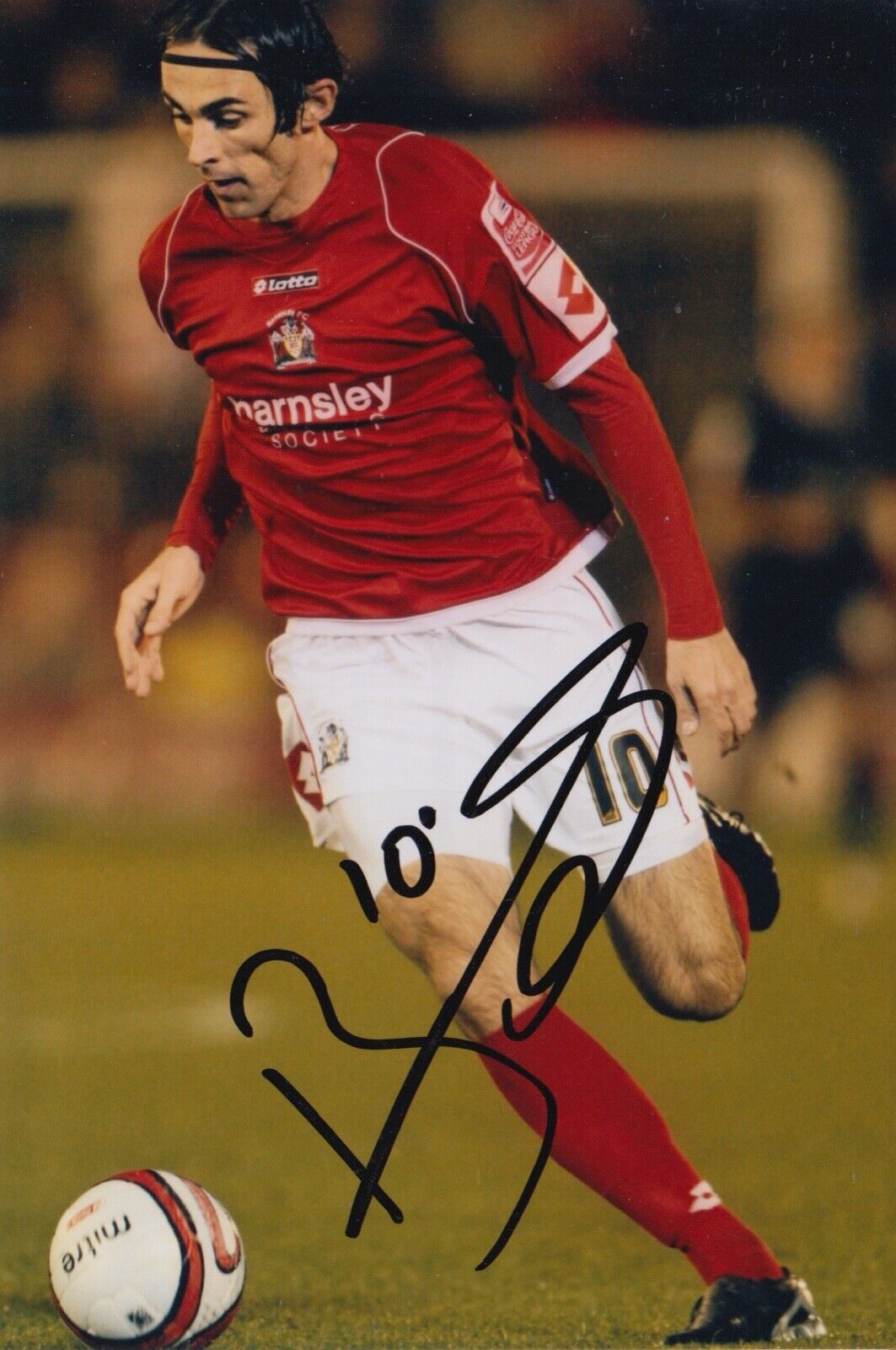 DANIEL BOGDANOVIC HAND SIGNED 6X4 Photo Poster painting - FOOTBALL AUTOGRAPH - BARNSLEY 1.