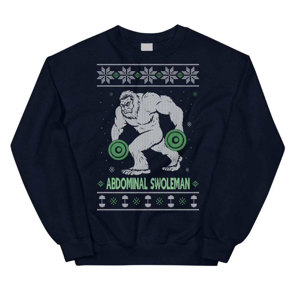 the abdominal swoleman sweater