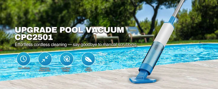 Oasis Cordless Pool Vacuum Cleaner – Powerful Swimming Pool